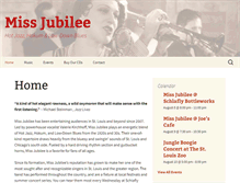 Tablet Screenshot of miss-jubilee.com